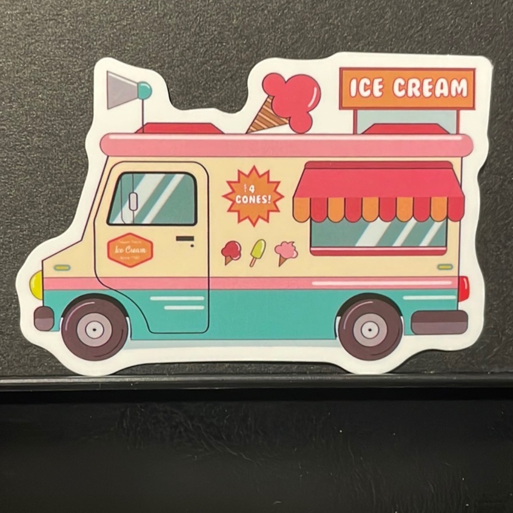 ICE CREAM TRUCK STICKER